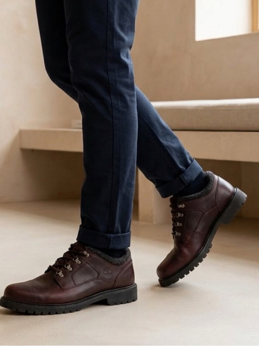 Timberland Leather Heavy Duty Work Oxfords 80025